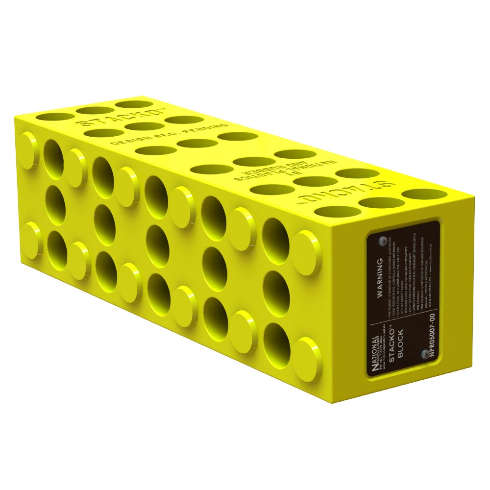 Single Block | Stacko™ - Interlocking Cribbing Blocks – NPR Mining
